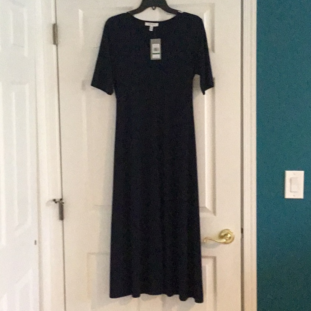 NWT Chaus navy short sleeve dress